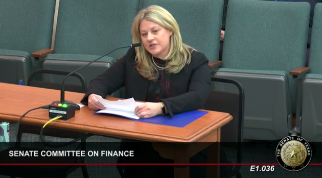 Testimony at Senate Finance